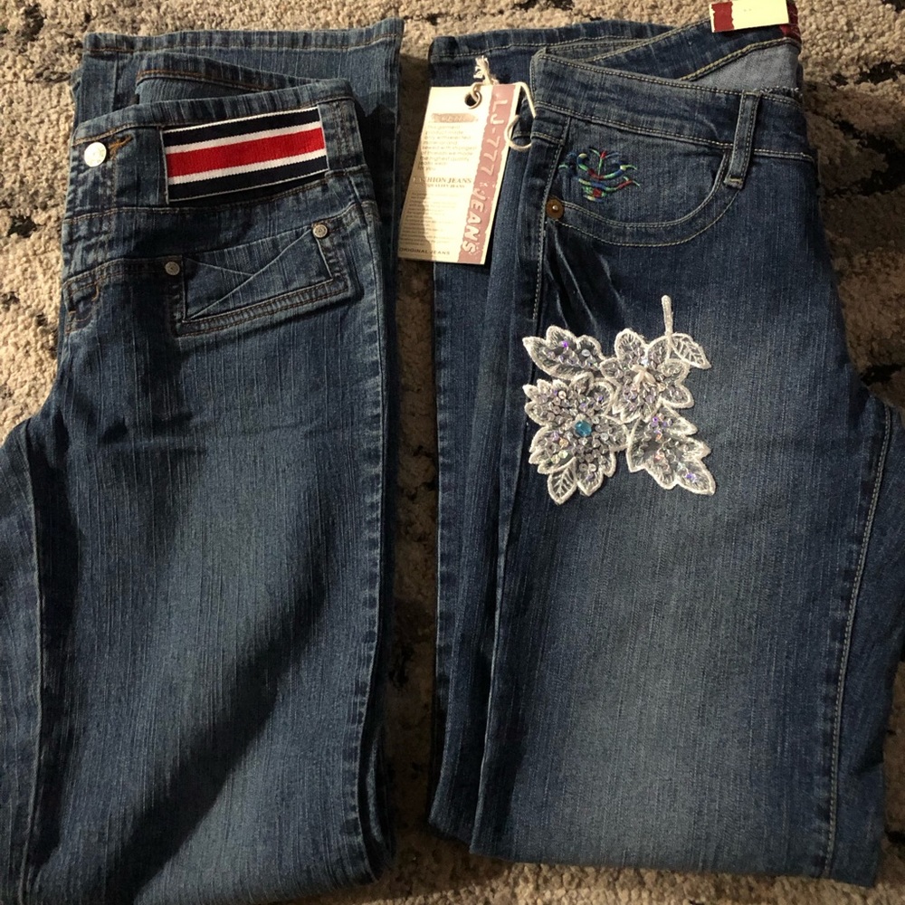 2 pairs of jeans size 5 NWT